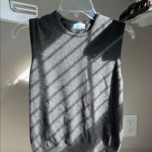 Ballantyne Charcoal Crewneck Sweater Vest